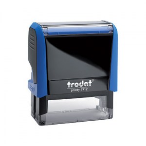 Blue Mobile Notary Stamp